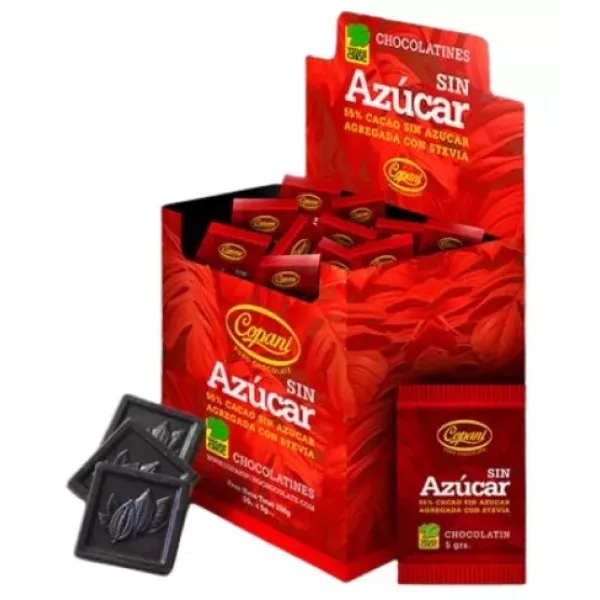 Chocolatin 55% Cacao Sin Azúcar Copani