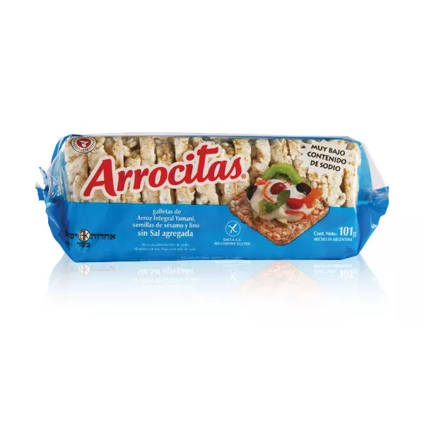 Galletas De Arroz Integral Sin Sal Sin Tacc Arrocitas