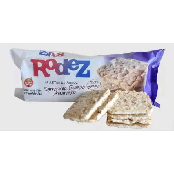 Galletas De Arroz Con Trigo Sarraceno, Quinoa Y Amaranto Sin Tacc Rodez