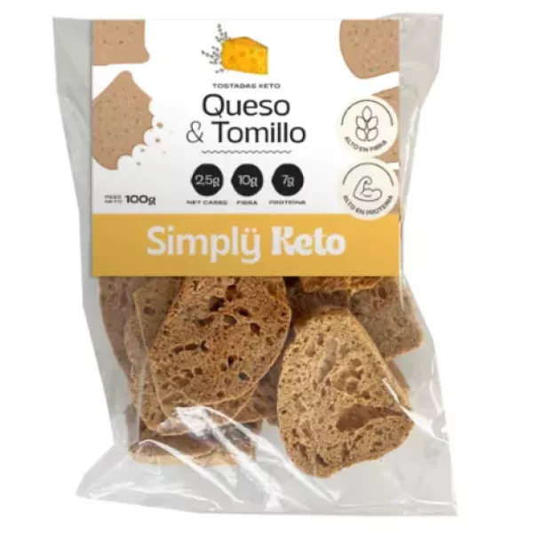 Tostadas Keto De Queso Y Tomillo Simply Keto