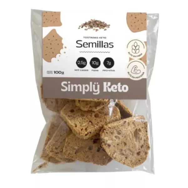 Tostadas Keto De Semillas Simply Keto