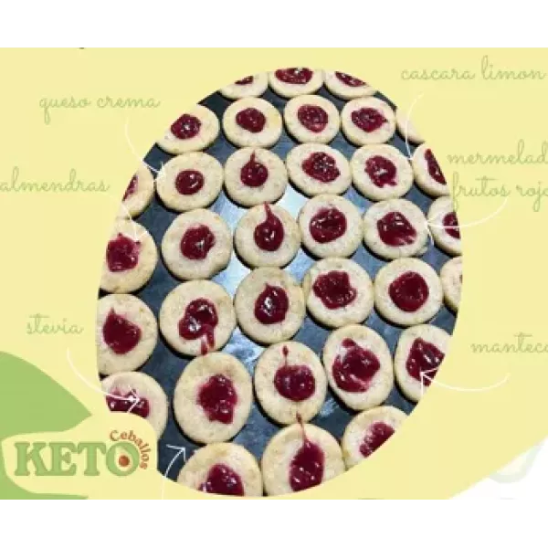 Pepas De Frutos Rojos Keto Ceballos