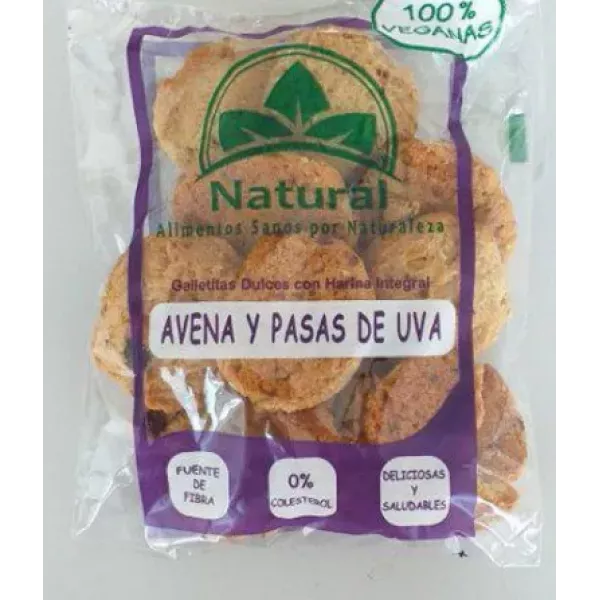 Galletitas Dulces De Avena Y Pasas De Uva Wapsi