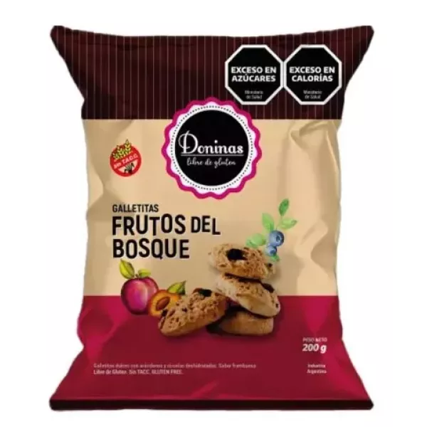 Galletitas Con Frutos Del Bosque Y Sin Tacc Doninas