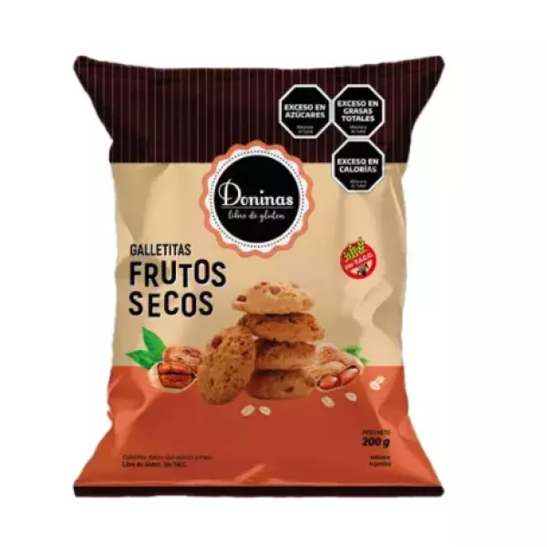 Galletitas De Frutos Secos Sin Tacc Doninas.