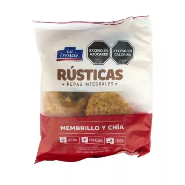 Pepas Integrales Con Chia Y Membrillo La Francia
