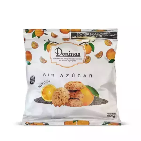Galletitas De Naranja Sin Azucar Y Sin Tacc Doninas