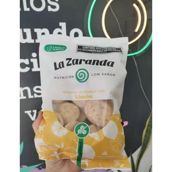 Galletitas De Avena Y Chia De Limón La Zaranda