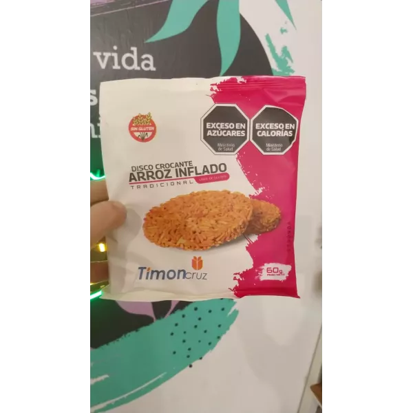 Disco De Arroz Inflado Tradicional Sin Tacc Timon Cruz