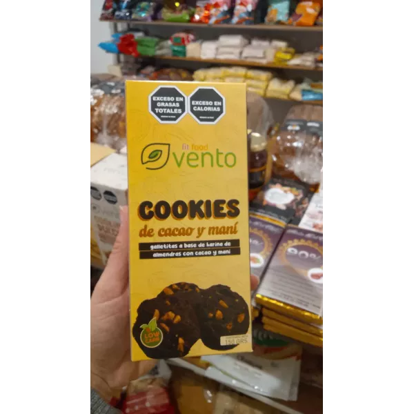 Cookies Keto Cacao Y Mani Vento Fit