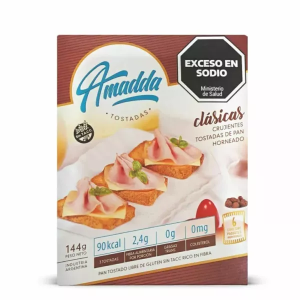 Tostadas Clasicas Sin Tacc Amadda