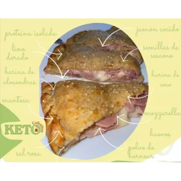 Tarta De Jamon Y Queso Keto Ceballos