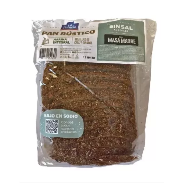 Pan Rustico Sin Sal Con Masa Madre La Francia