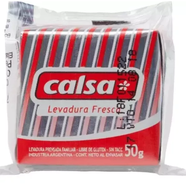 Levadura Fresca En Cubos Calsa