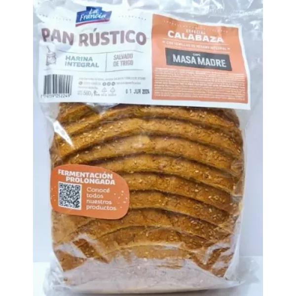Pan Rustico De Calabaza Con Masa Madre La Francia