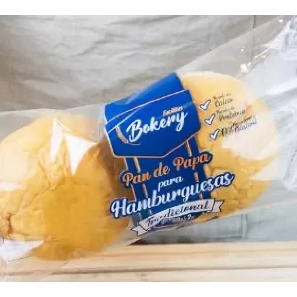 Pan De Hamburguesas De Papa X 2 Unidades Facilitas