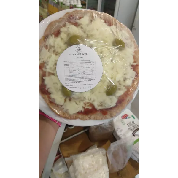 Pizza De Masa Madre Con Muzzarella Keto Sano