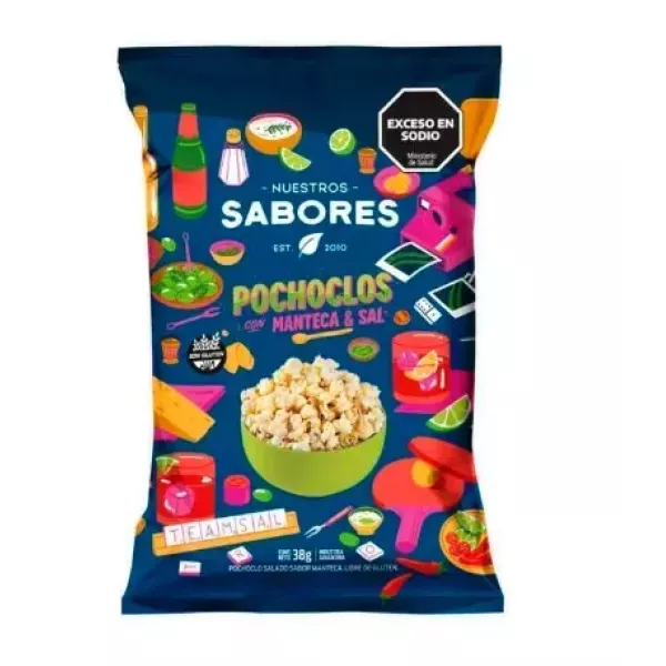 Pochoclos Manteca Y Sal X38grs Nuestros Sabores