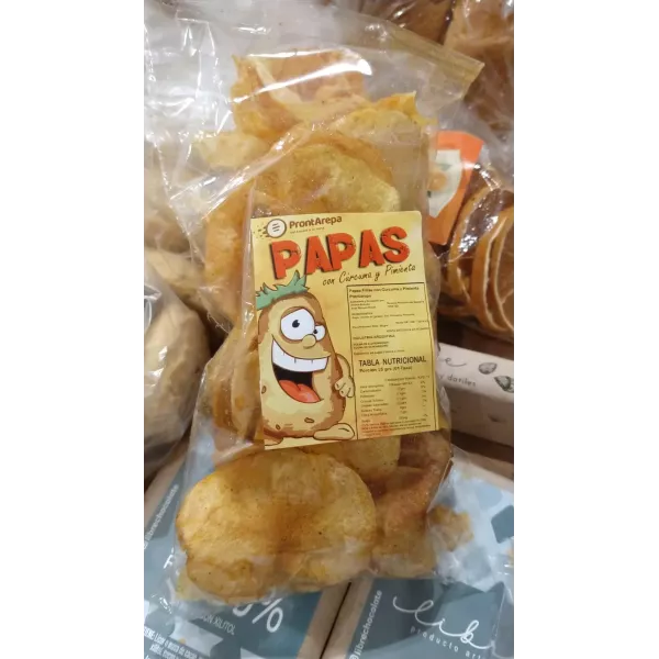Chips De Papa Con Curcuma Y Pimienta Prontarepa