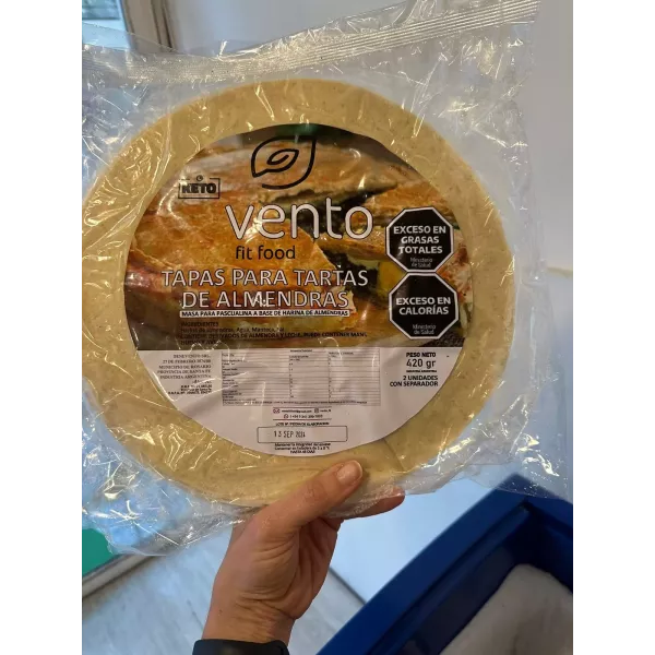 Masa Para Pascualina X 2 U Vento Fit