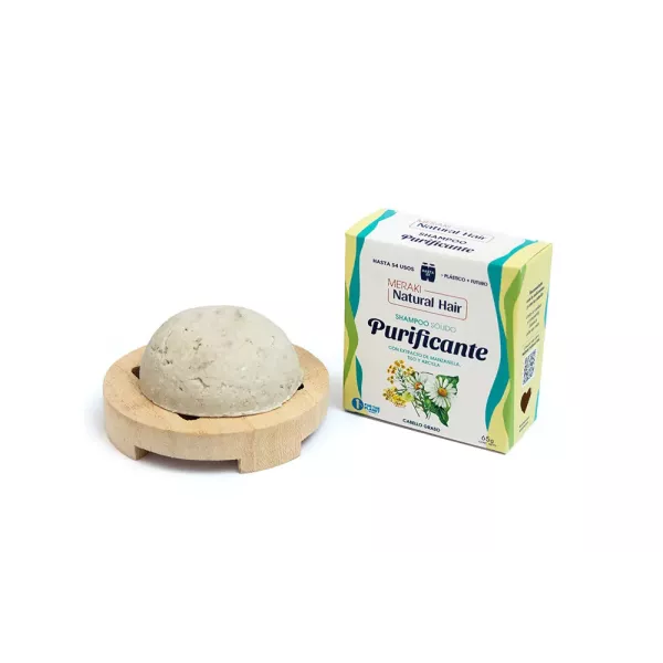 Shampoo Solido Purificante 65 Grs Meraki