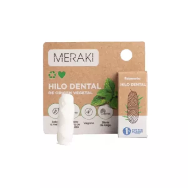 Hilo Dental Biodegradable Botellita 30mts Meraki