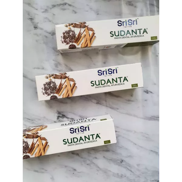 Pasta De Dientes Ayurvédica Canela X 200 Grs Sudanta Sri Sri