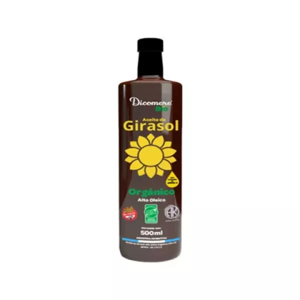 Aceite De Girasol Organico Alto Oleico Sin Tacc Dicomere X500ml
