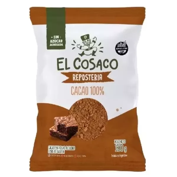 Cacao En Polvo Sin Tacc X 150 Grs El Cosaco