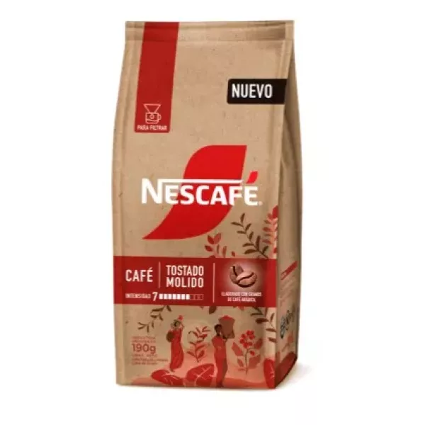 Cafe Tostado Molido 190 Grs Nescafe