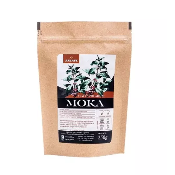 Café Premium Molido Moka Arcafe 250g