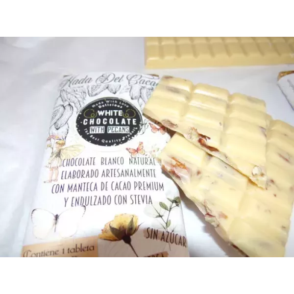 Chocolate Blanco Puro Hada Del Cacao X100gr