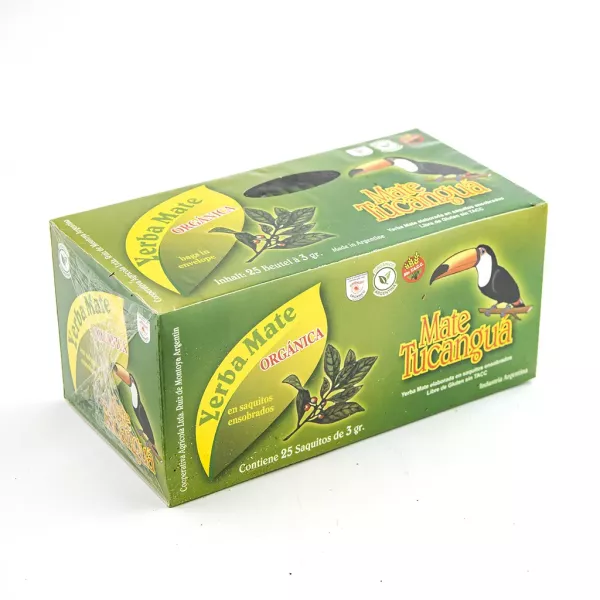 Mate Cocido Orgánico X 25 Saquitos Tucangua