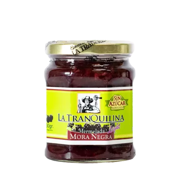 Mermelada De Mora Negra Con Stevia La Tranquilina