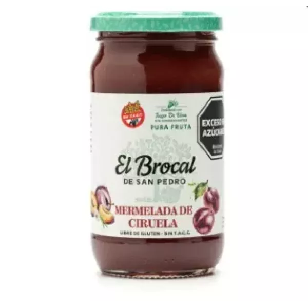 Mermelada De Ciruela Light 400grs El Brocal