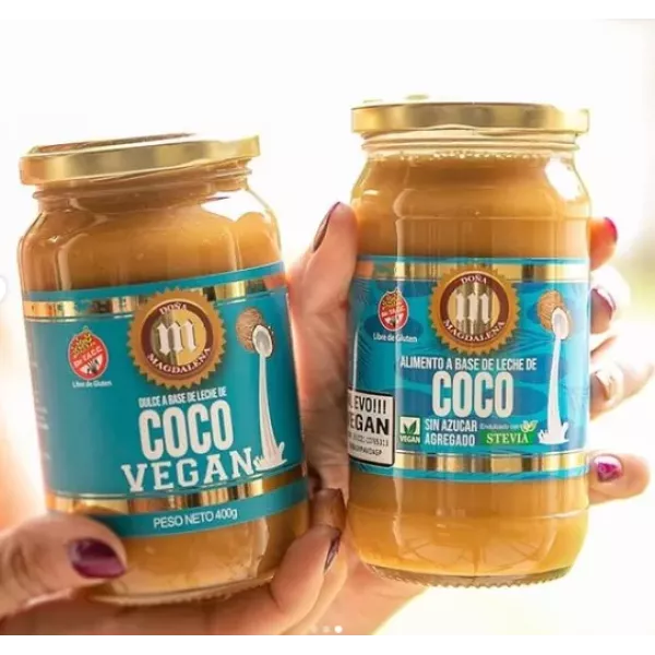 Dulce De Leche Vegano De Coco Sin Azucar Con Stevia Doña Magdalena