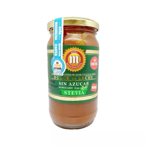 Dulce De Leche Con Stevia Sin Fructosa Doña Magdalena