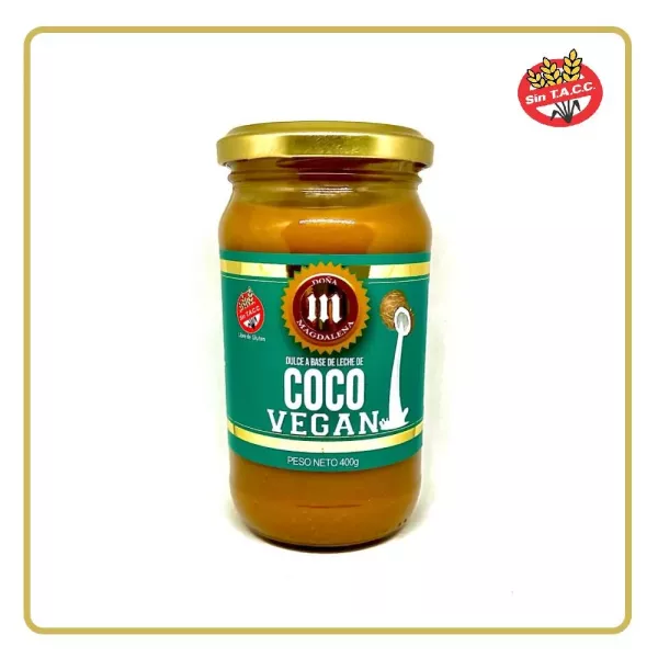 Dulce De Leche Vegano De Coco Con Azucar Doña Magdalena