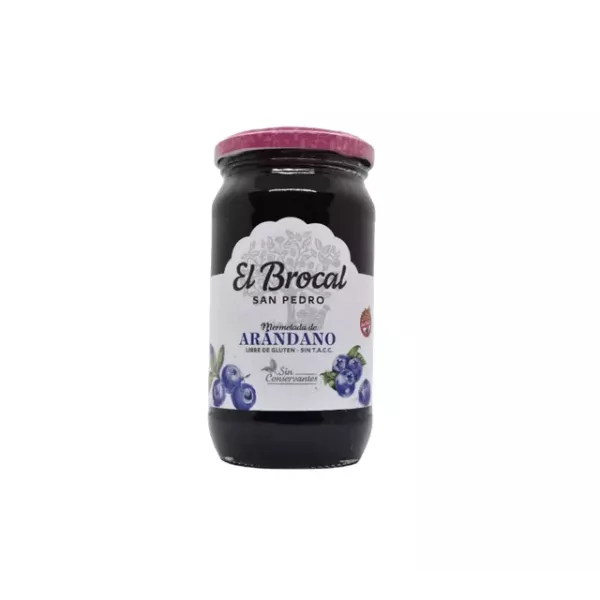 Mermelada De Arándanos Sin Tacc 400 Ml El Brocal