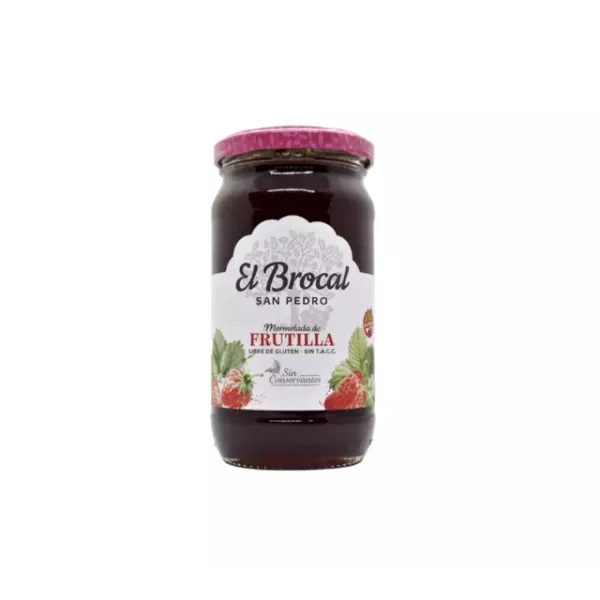 Mermelada De Frutilla Sin Tacc 400 Ml El Brocal