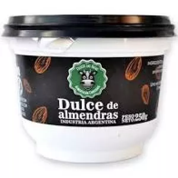 Dulce De Leche De Almendras X 250 Grs Felices Las Vacas