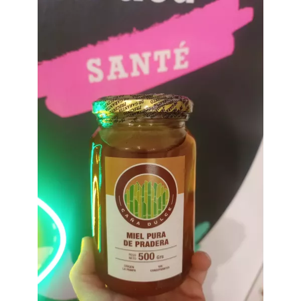 Miel Pura De Pradera 500 Grs Caña Dulce