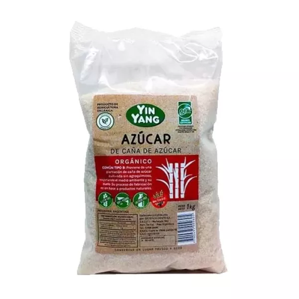 Azúcar De Caña Orgánico X Kilo Yin Yang