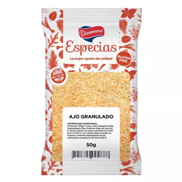 Ajo Granulado Sin Tacc X 50 Grs Dicomere