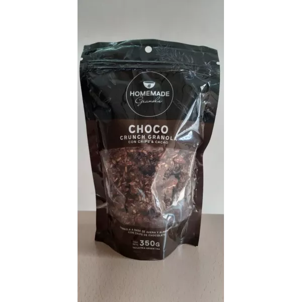 Granola Choco Crunch Chips Y Cacao Homemade X 350 Grs