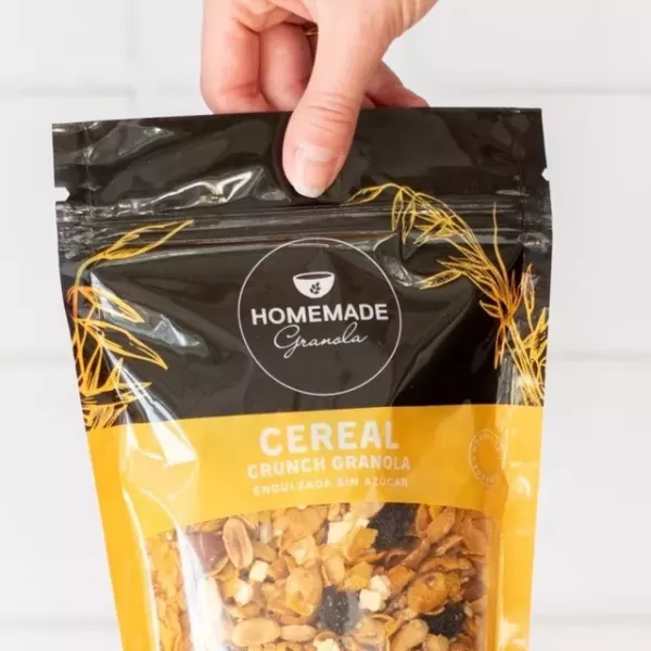 Granola Vegan Cereal Crunch Sin Azucar X 300 Grs Home Made