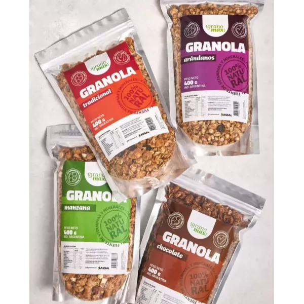 Granola Chocolate Y Nuez X 300 Grs Granomax