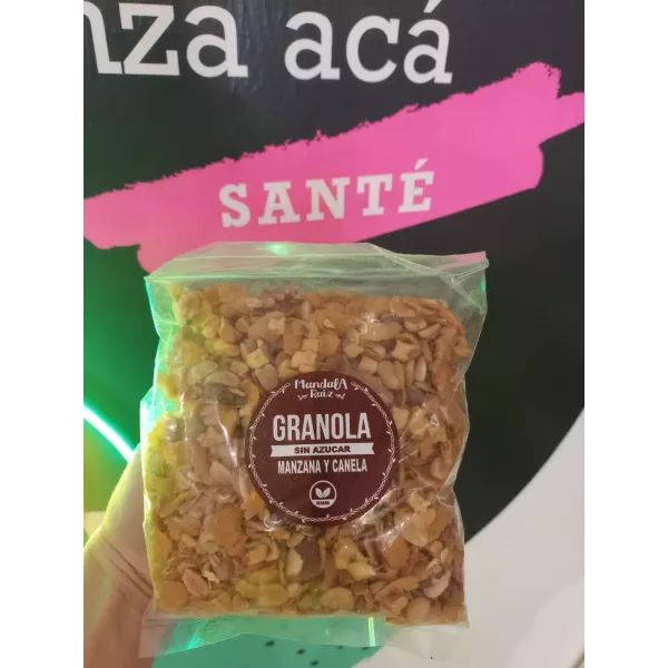 Granola Manzana Y Canela Sin Azucar X 1 Kg Mandala Raiz