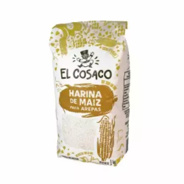 Harina De Maiz Para Arepas El Cosaco