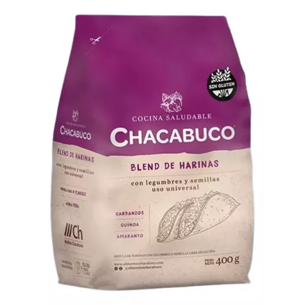 Blend De Harinas Con Legumbres Y Semillas Sin Tacc X 400 Grs Chacabuco